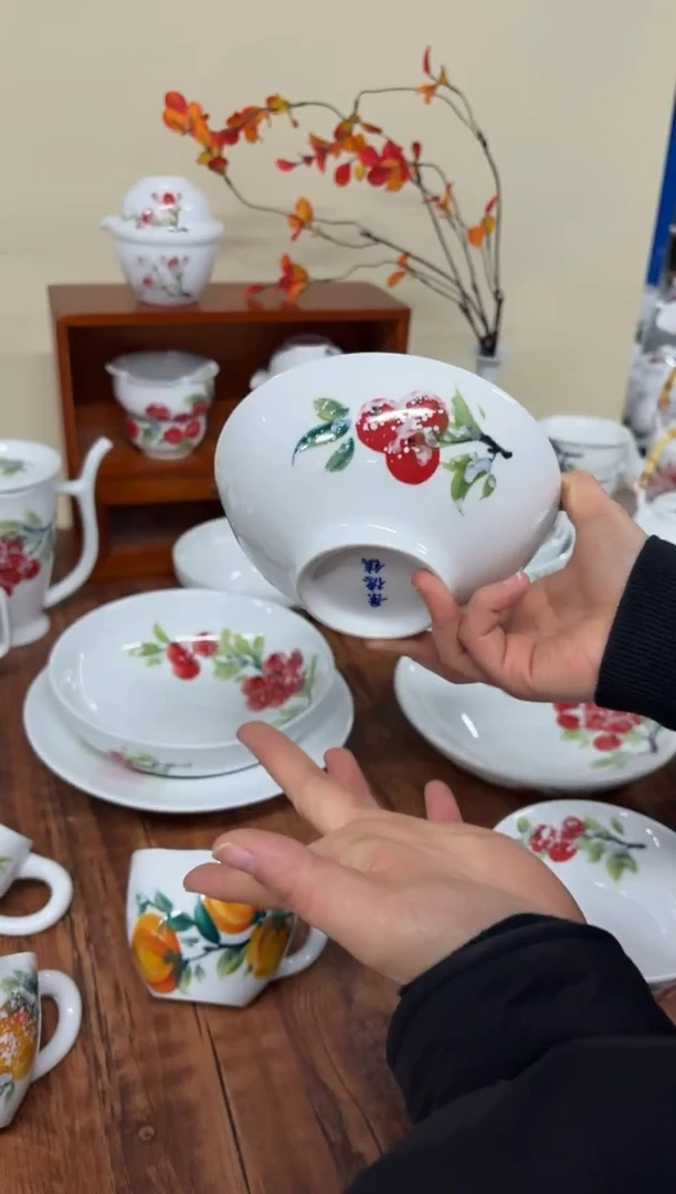 景德镇手绘釉中彩（食品级）壮壮碗