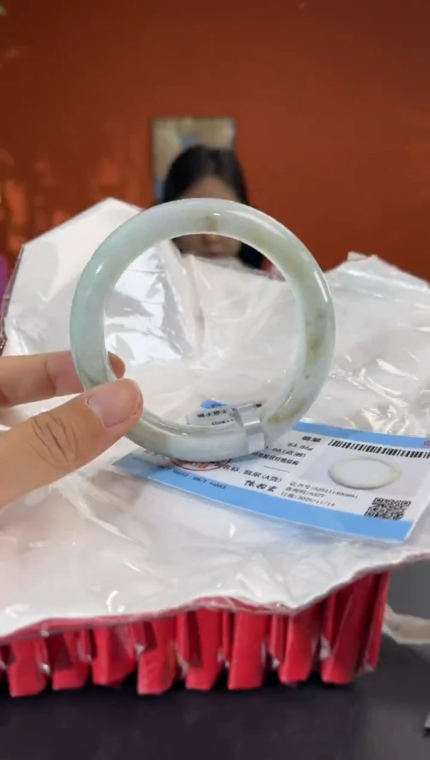 未镶嵌手镯翡翠小***糖1  5859