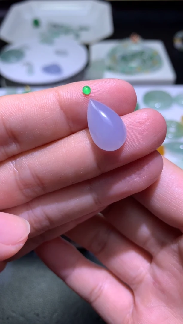定制翡翠未镶嵌毛货