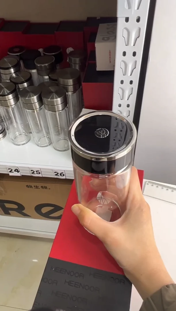 【闪购商品】茶杯浮雕单层410ml高硼硅