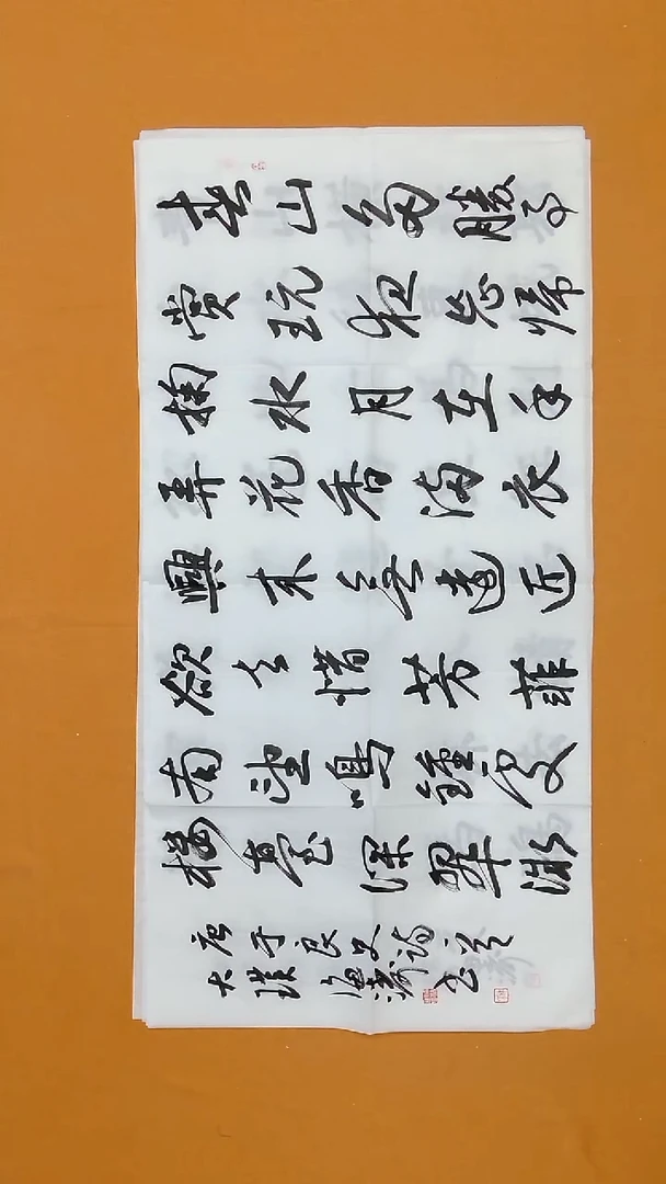 书法林海涛   珠海二把   138*68cm