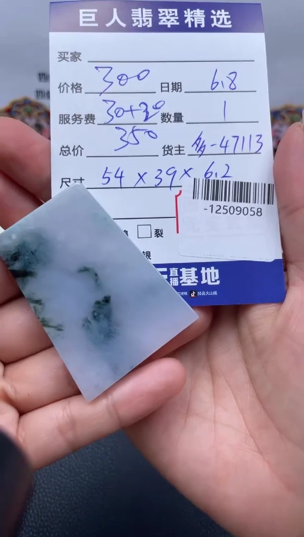 翡翠裸石未镶嵌多人-12509058