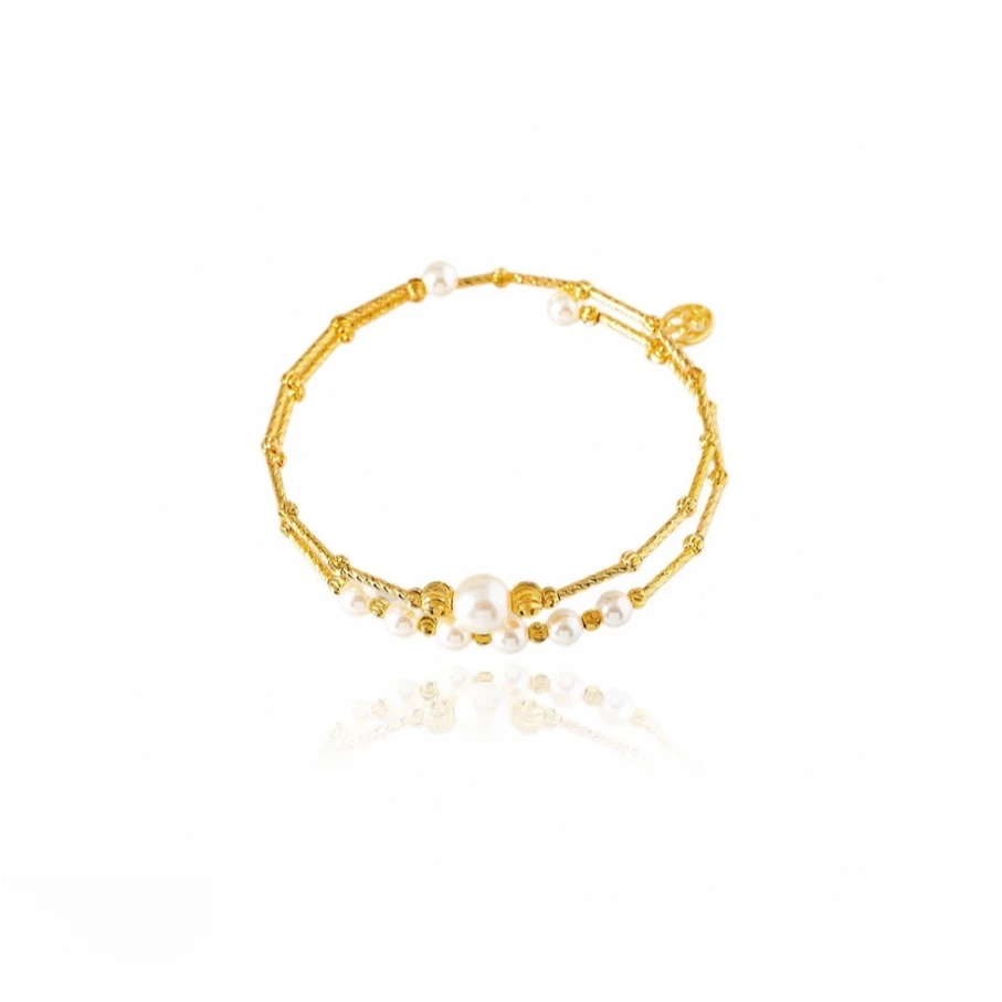 铜合金手镯 1414-法★【叠绽魅力】春Dipei 爱丽丝 手镯