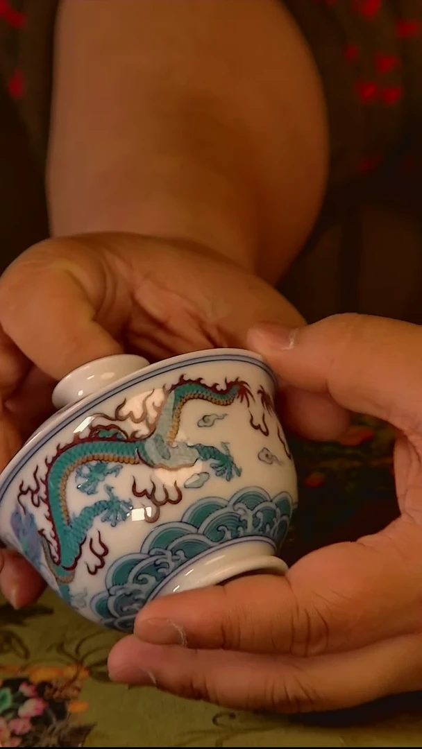 杯手工手绘杯杯很美丽