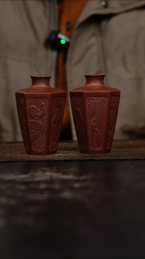 茶壶紫砂原矿手工周边高9CM 宽5CM