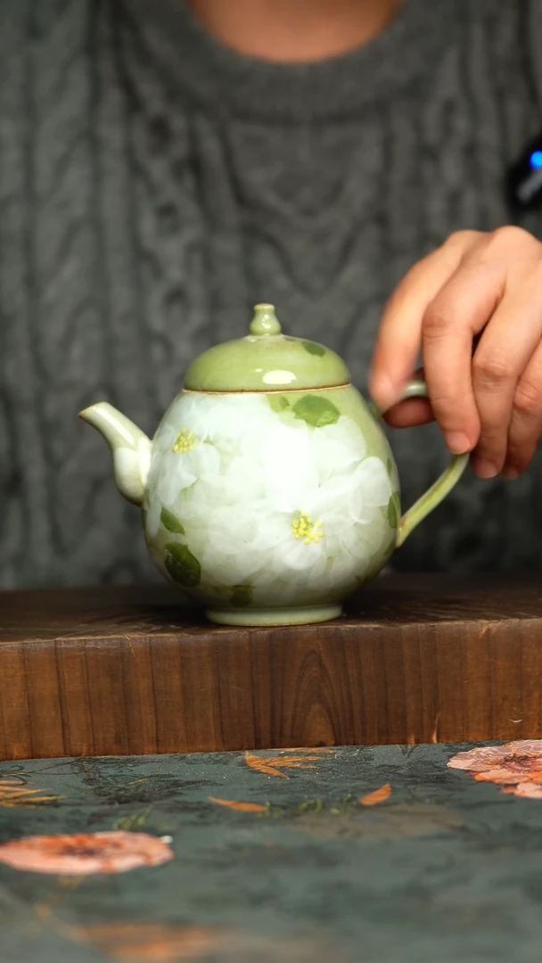 杯釉下彩手工手绘同款陶器
