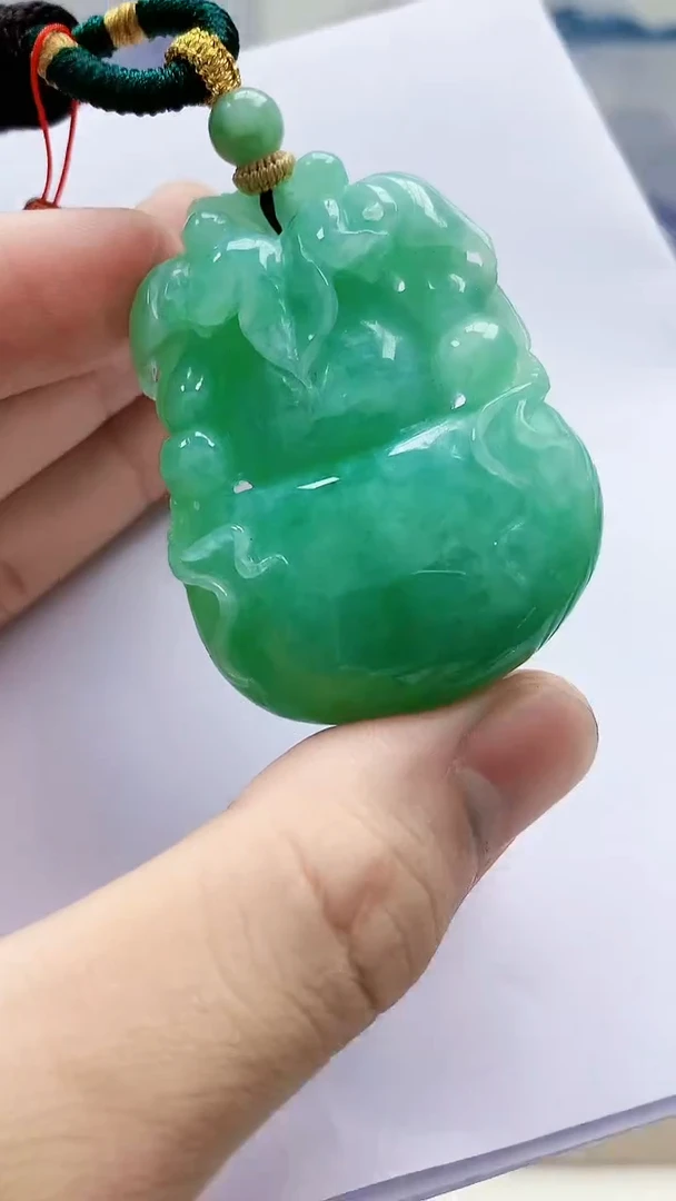 未镶嵌定制翡翠 4852bb-毛货挂件31