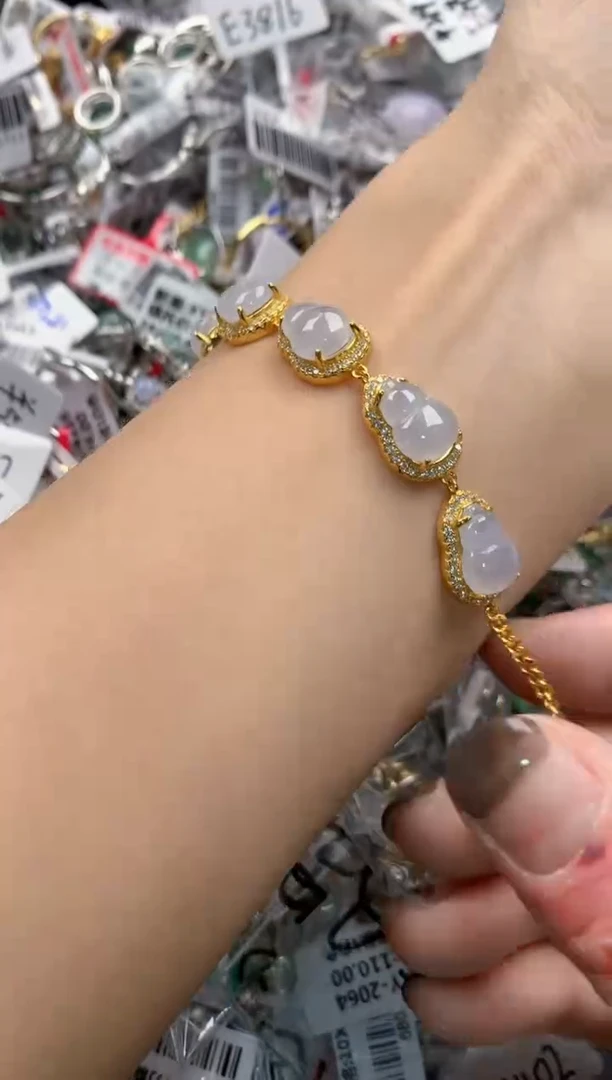 银S925镶嵌戒指翡翠444   5