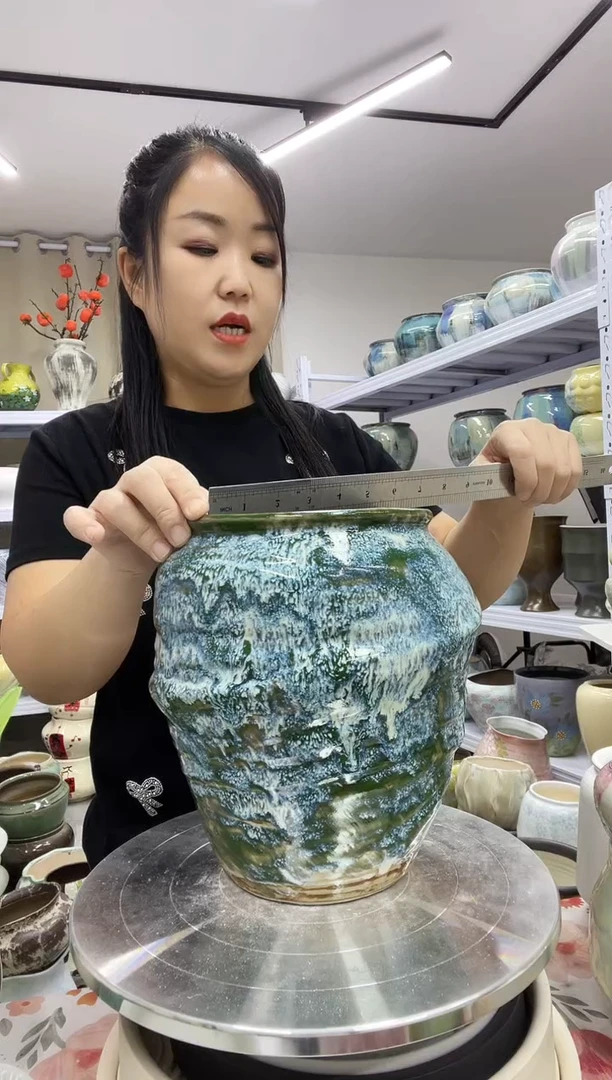 口14.5  高24   【   陶瓷花盆9.5   】