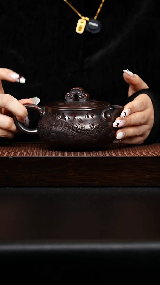 茶壶紫砂如意壶