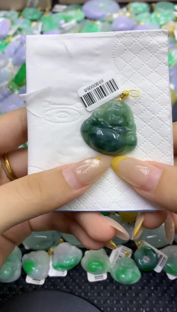 颈饰未镶嵌翡翠天然缅甸翡翠A货