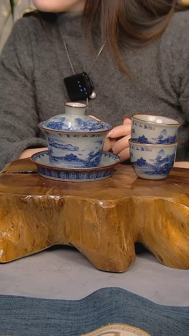 【闪购商品】简装家用款3件套 陶瓷家用茶具系列