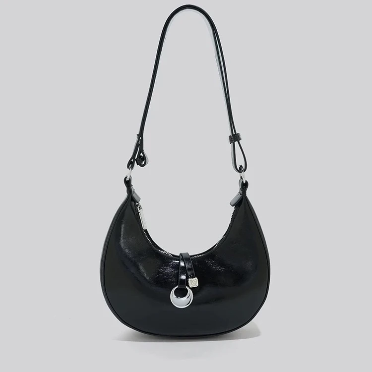 【拾柒推荐】一号小众简约时尚轻奢腋下斜跨气质流行单肩网红饺子包