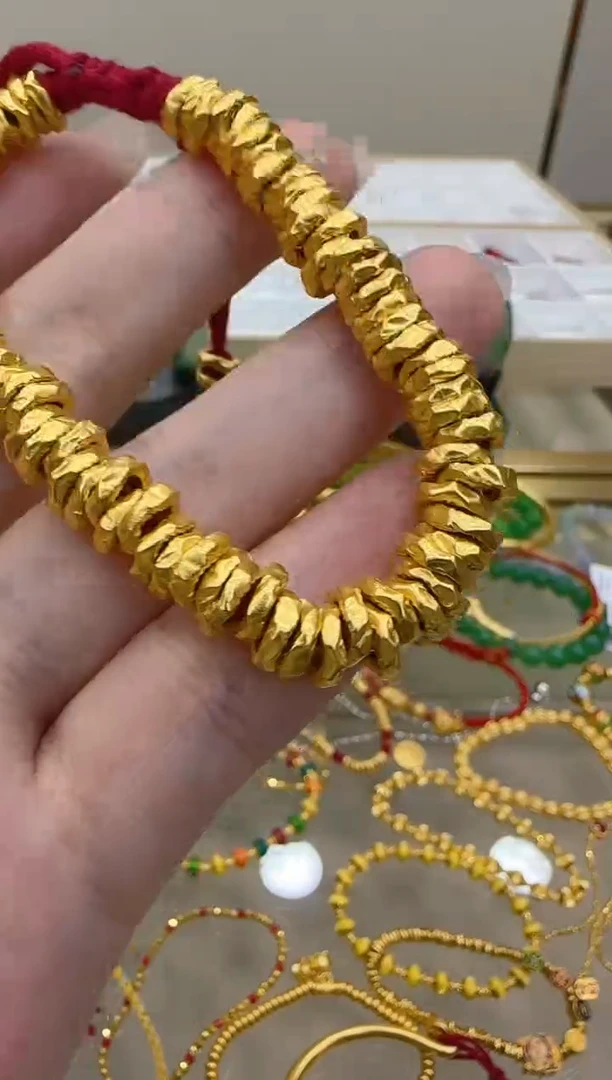 【闪购商品】定制足金手链团购多样性发一件