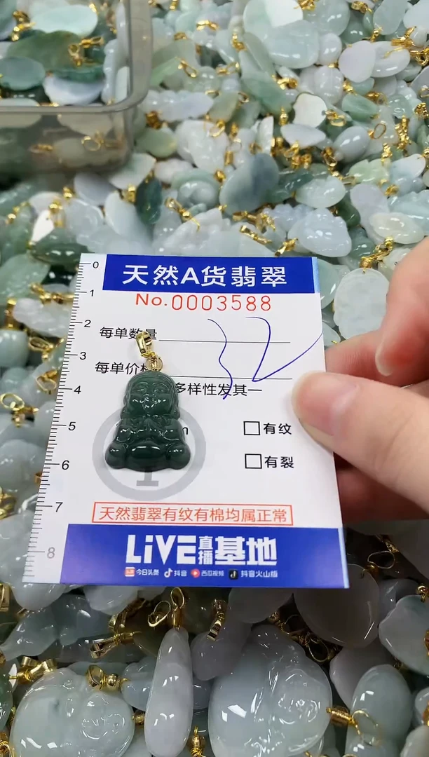 颈饰未镶嵌翡翠纯天然a货翡翠