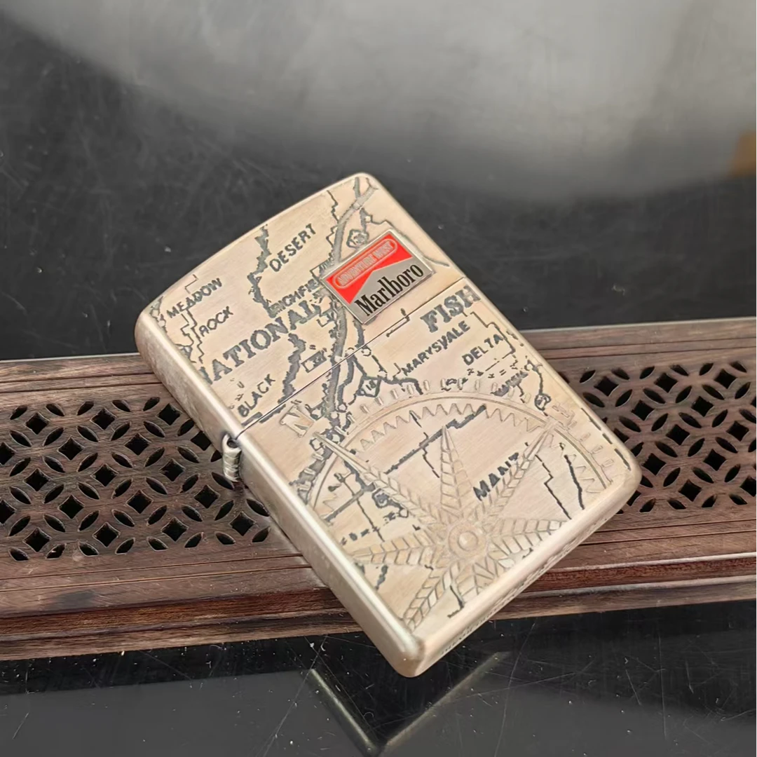 zippo打火机 DB 万宝路指南针  DY9920GY*748dabai