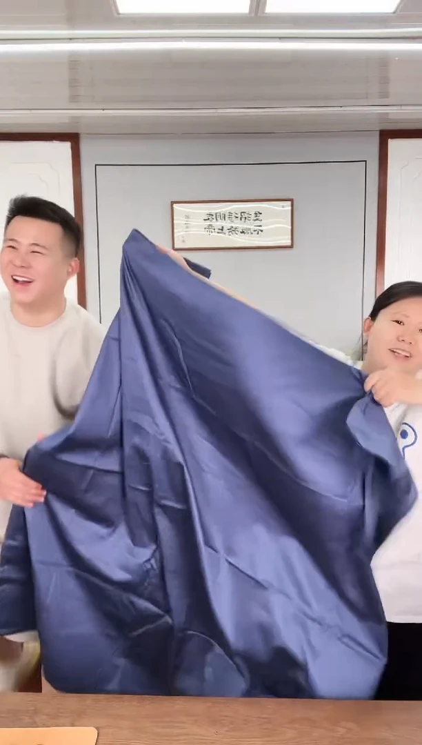 棉深蓝色高密度长绒棉床单245*250（微瑕）