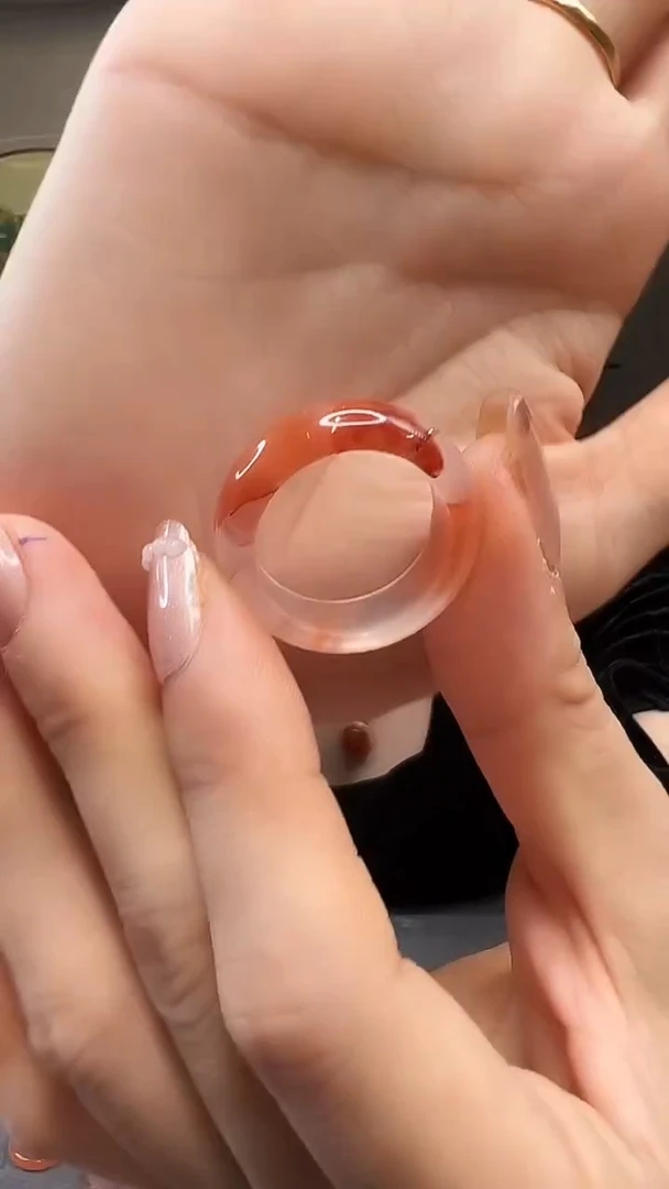 未镶嵌戒圈南红玛瑙22#