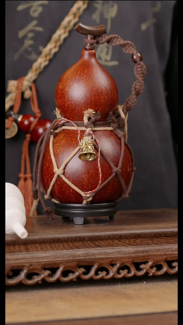 228号精品天然大漆酒葫芦一物一拍~