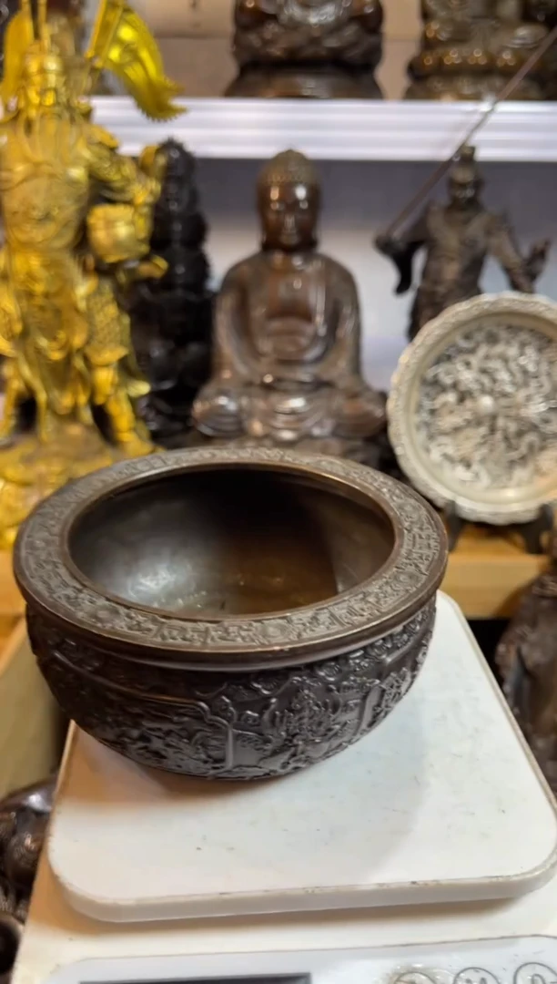 【闪购商品】.乾坤聚宝盆案台摆件 物品摆件