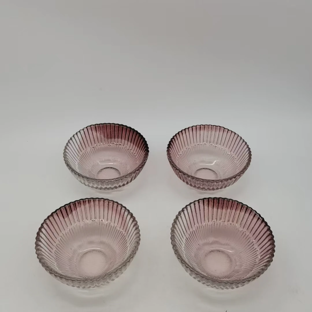 6031 玻璃碗4个（口径11，高5）玻璃餐具C35