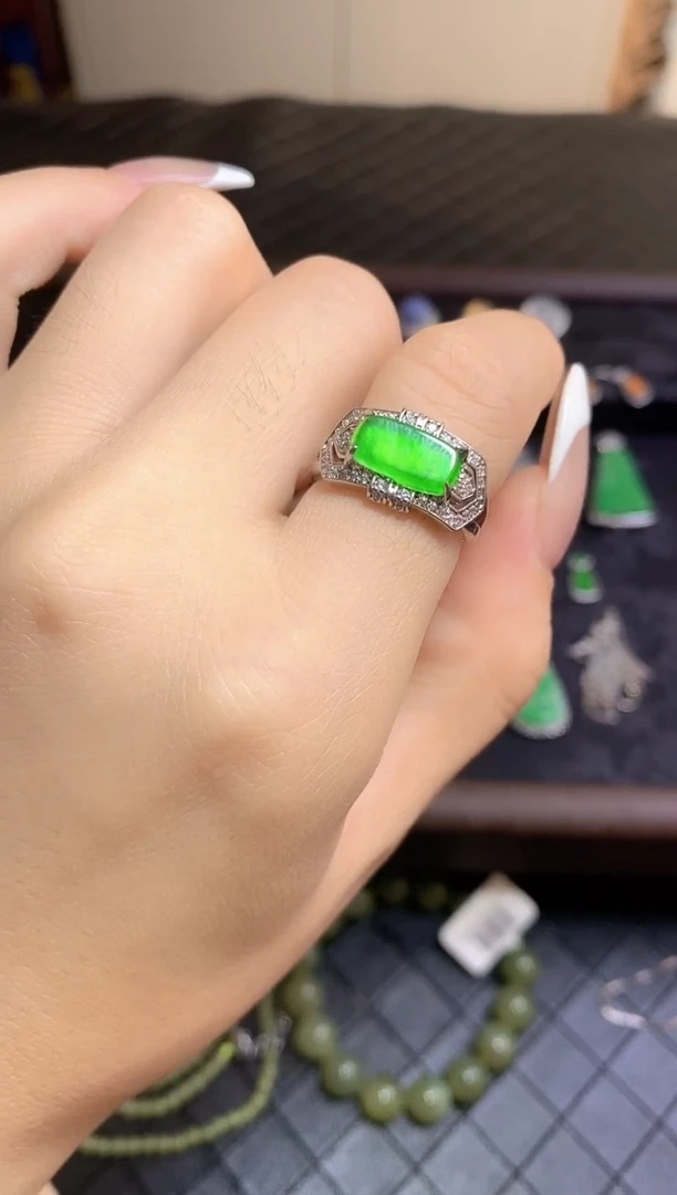 未镶嵌戒指翡翠a1