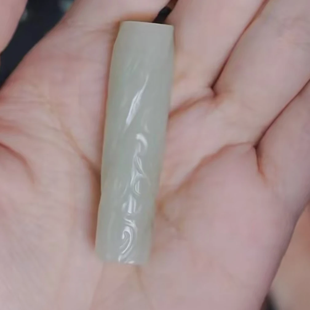 清代和田玉勒子1