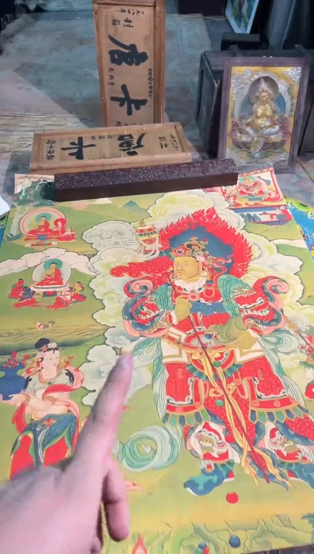 卷轴画卷轴画旭旭的唐卡