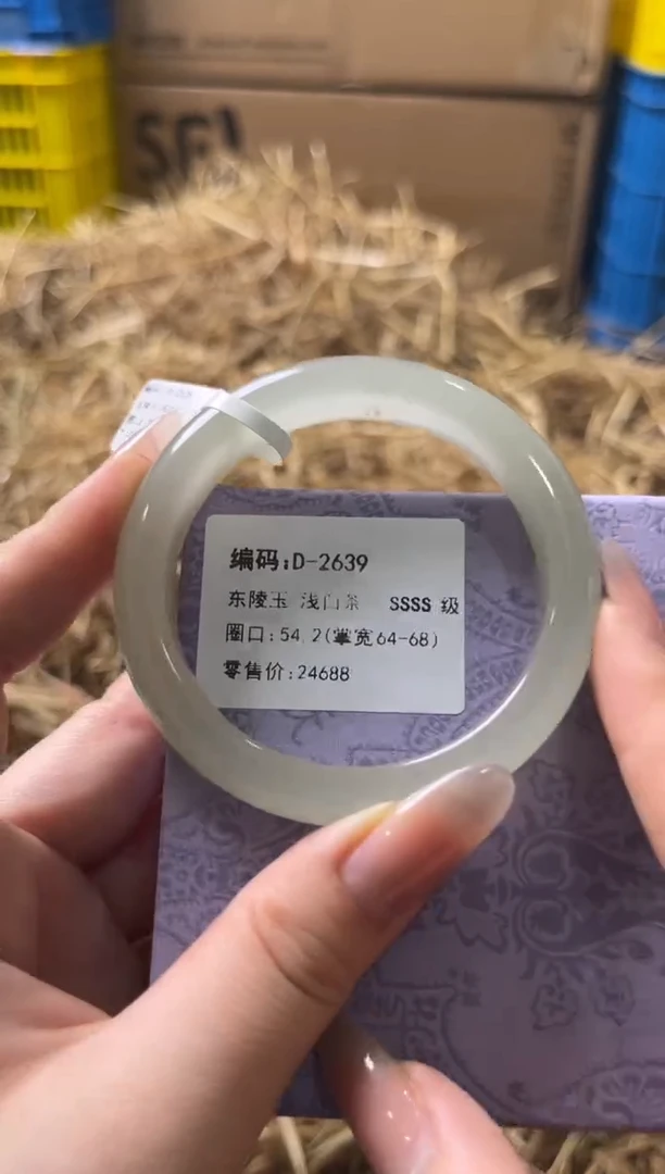 未镶嵌手镯石英质玉D-2639