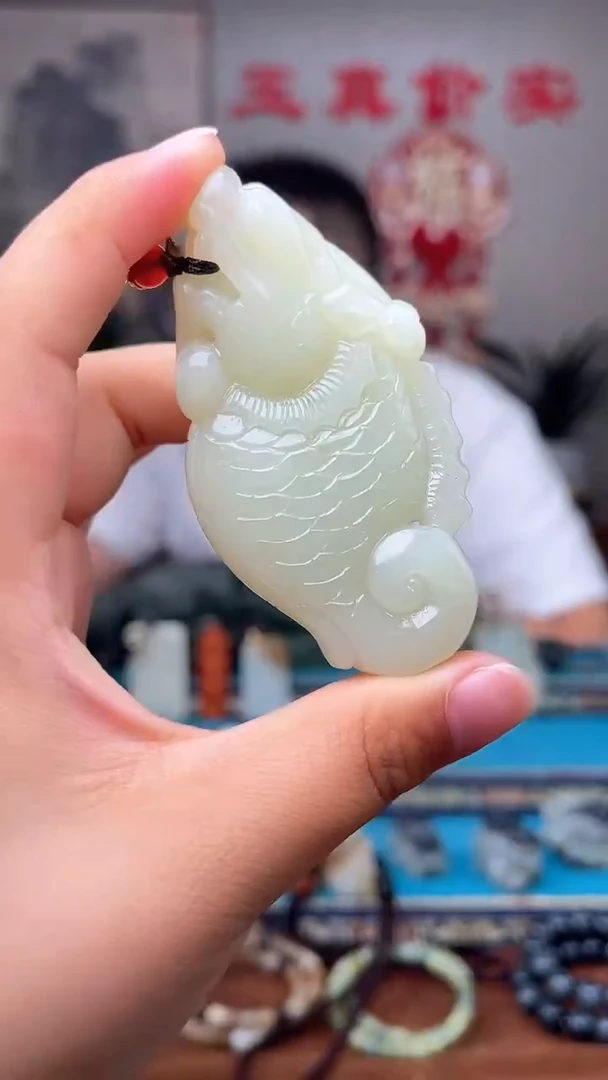 和田玉未镶嵌挂件1