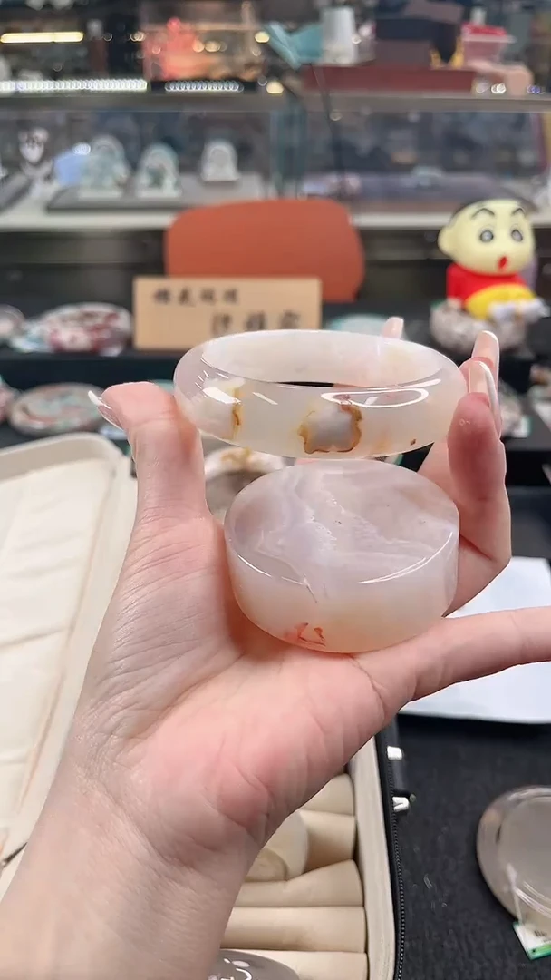 未镶嵌手镯石英质玉62圈口 （赠品镯心）3455407