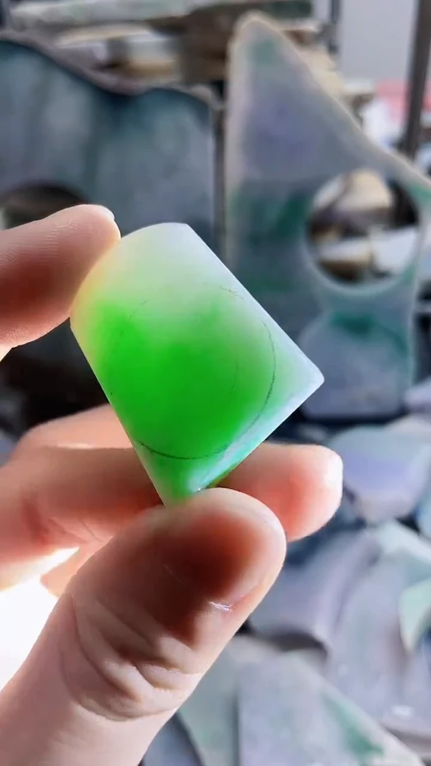 裸石翡翠天然A货翡翠板料