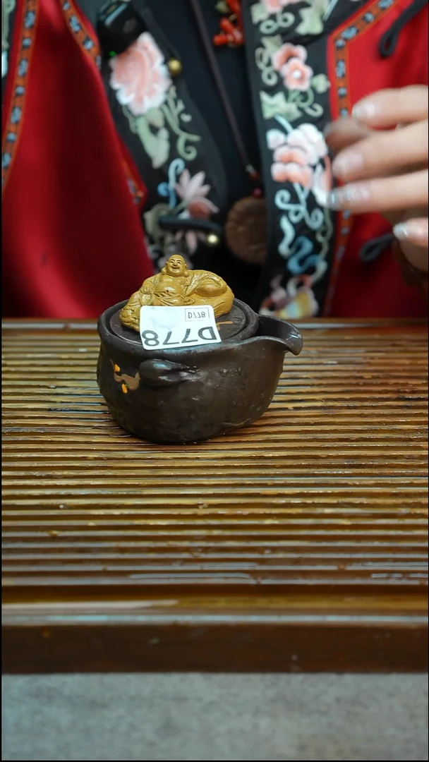 万古烧粗陶手工手做茶具