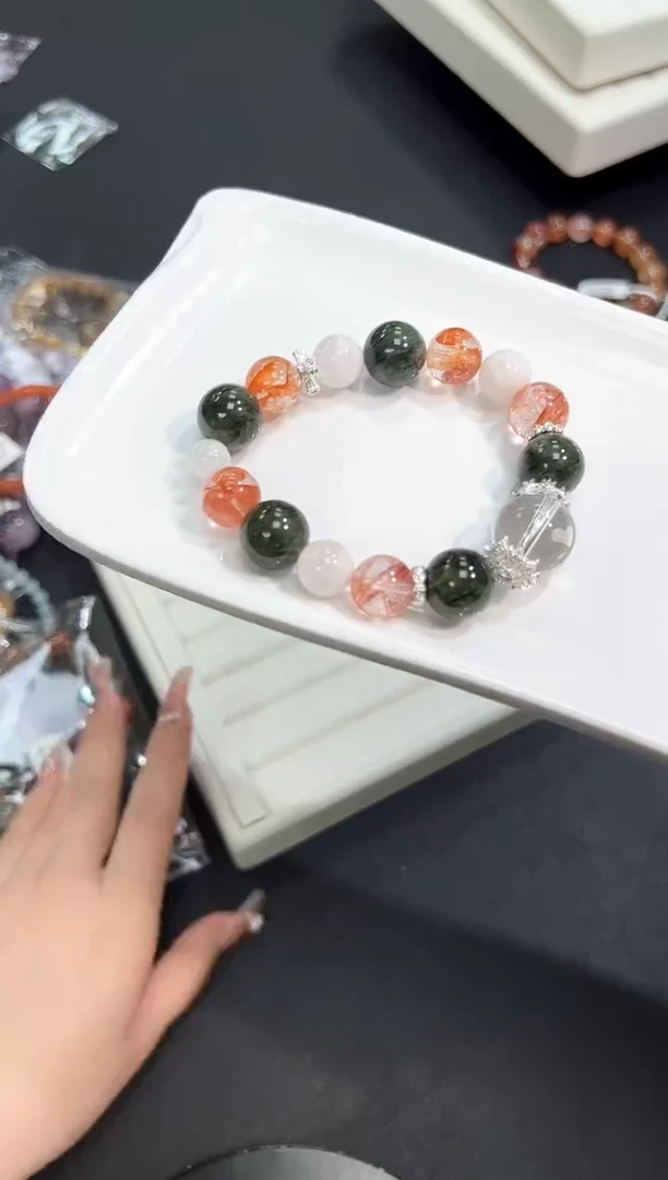 【闪购商品】水晶手串未镶嵌8o多样性发其一/1条默认微瑕