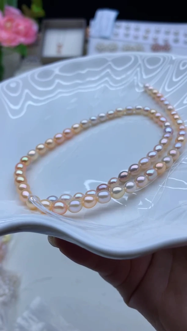 【闪购商品】淡水珍珠颈饰未镶嵌淡水珍珠项链