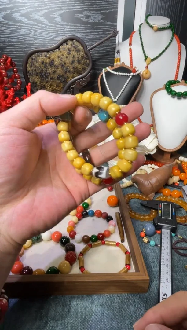 无非金属12345黄手串