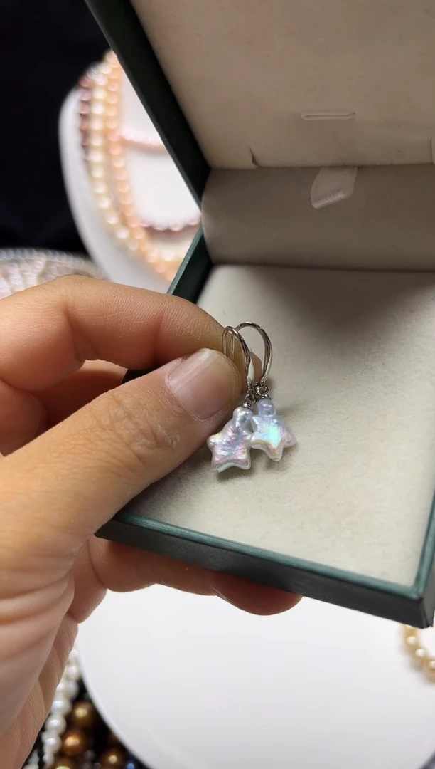 未镶嵌淡水珍珠耳饰多人