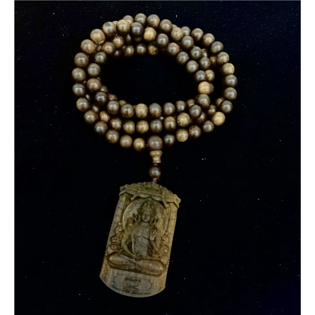 C36沉香【越南芽庄黑奇满油沉水吊牌】8.8mm-收藏级—NJ5880210443-2