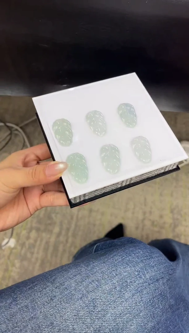 颈饰未镶嵌翡翠V466多样性发一件/配绳子