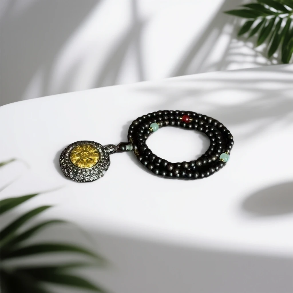 祥云精雕山鬼花钱多圈吊坠111【全新带礼袋发货】