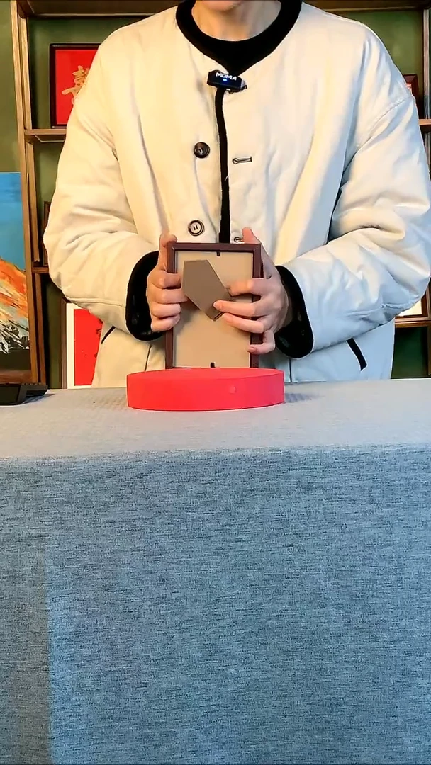 书法东**影《福利》手写书法摆件