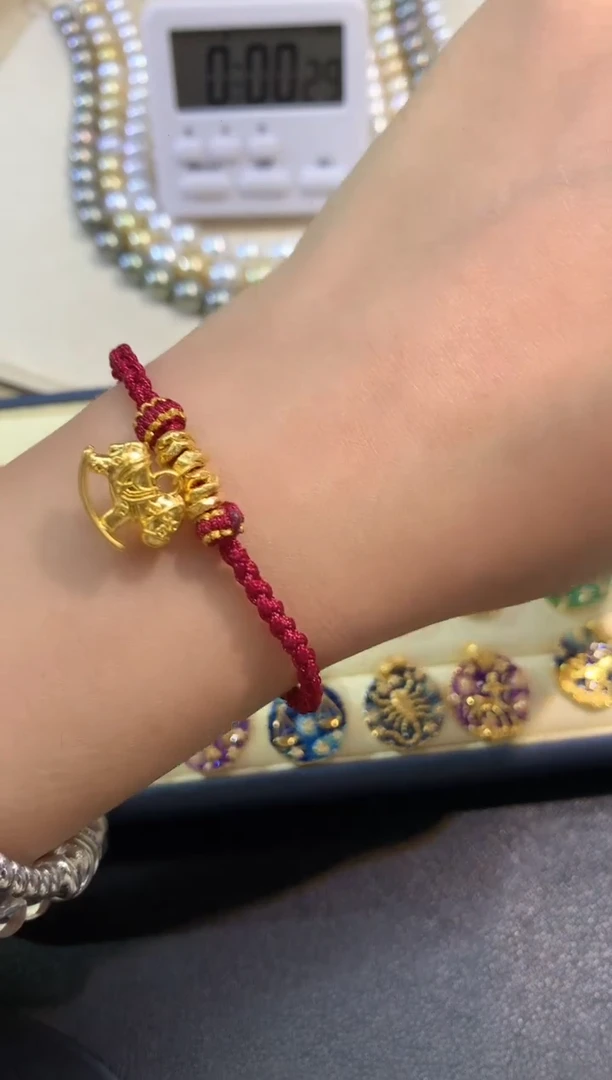 手链定制足金A421|多样性发货一件|699