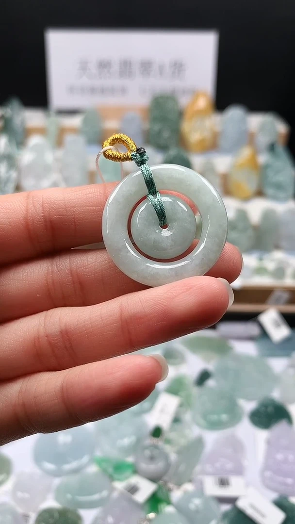 吊坠(不含链)未镶嵌翡翠32字母扣