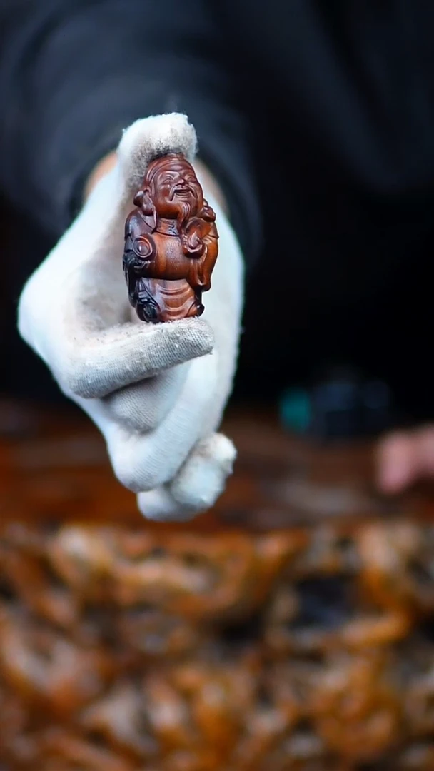 枣木百年雷击枣木财神