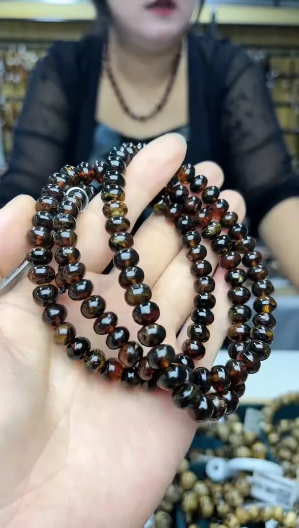 裸石琥珀未镶嵌抚顺琥珀8+血珀车厘子多样性发其一