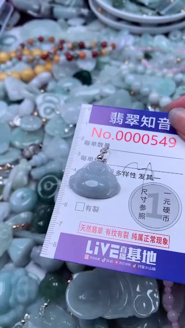 翡翠未镶嵌吊坠(不含链)549