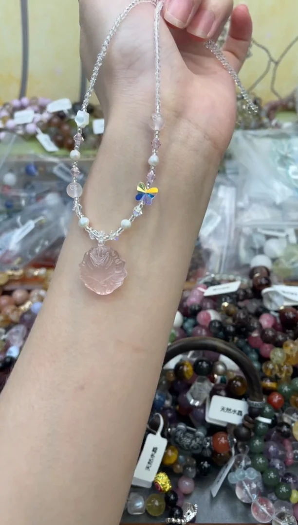 颈饰银S925镶嵌水晶483