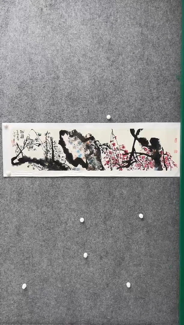 国画李纲-4平尺花鸟国画-金