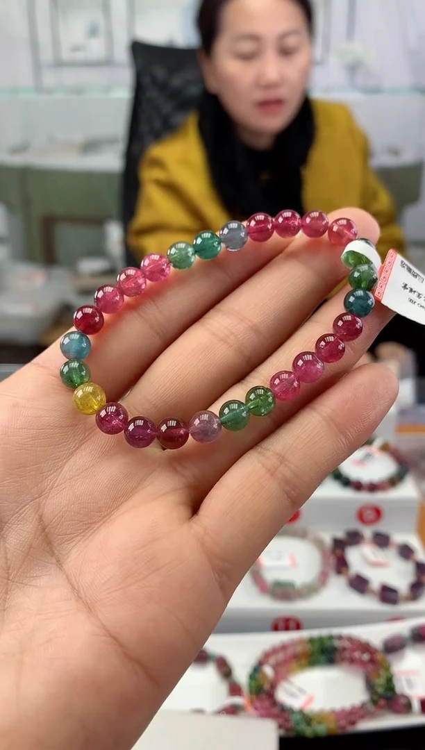 未镶嵌手串碧玺 多样性发一条