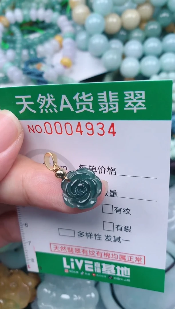 翡翠未镶嵌颈饰.0004934